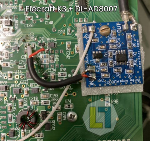 Elecraft K3 + DL-AD8007